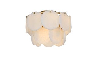 Charlotte Six Light Flush Mount in Satin Gold (173|1010F16SG-11ST)
