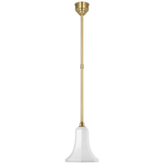 Academy Barn Light LED Pendant in Hand-Rubbed Antique Brass (268|TOB 5816HAB-WHT)