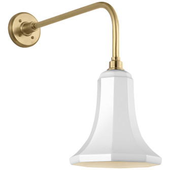 Academy Barn Light LED Barn Light in Hand-Rubbed Antique Brass (268|TOB 2809HAB/S9-WHT)