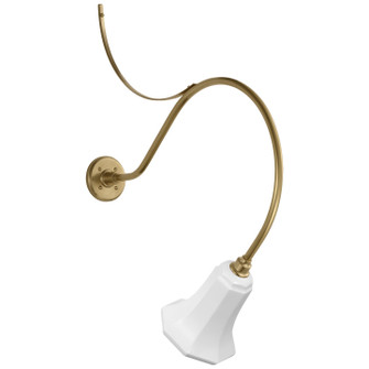 Academy Barn Light LED Barn Light in Hand-Rubbed Antique Brass (268|TOB 2806HAB/S8-WHT)