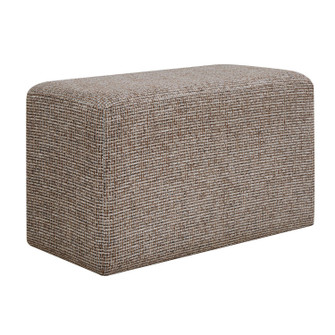 Kelce Ottoman in Caramel, Onyx, And Cream (52|53115)