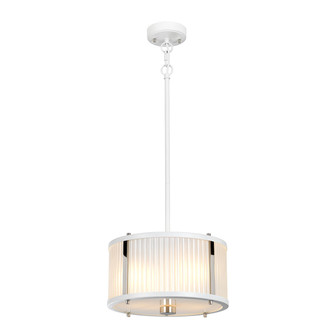 Corona Two Light Flush Mount in White (175|PD-CORONA2P-WPN)