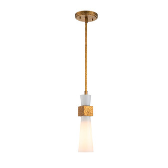 Kristy One Light Mini Pendant in Distressed Gold (175|MP30208G-1)