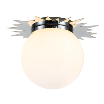 Soleil Three Light Flush Mount in Polished Chrome (175|FM90417PC-15)