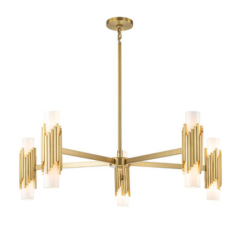 Marvel Ten Light Pendant in Aged Brass (175|CH30209AB-5)