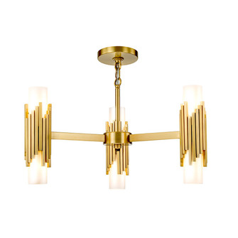 Marvel Six Light Pendant in Aged Brass (175|CH30209AB-3)