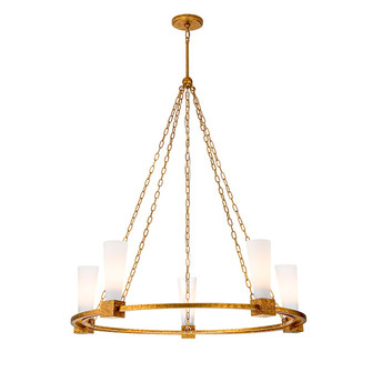 Kristy Five Light Chandelier in Distressed Gold (175|CH30208G-5)