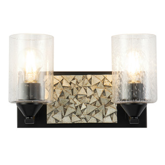 Bocage Two Light Vanity in Matte Black (175|BB90586MB-2B1S)