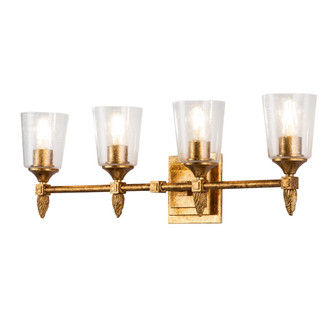 Vetiver Four Light Bath Bar in Gold Leaf (175|BB1022G-4-F2G)