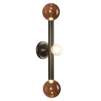 Reese LED Vanity Light in Urban Bronze/Amber Glass (347|WS32823-UB/AM)