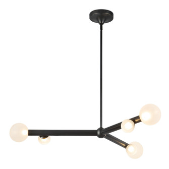 Reese LED Chandelier in Urban Bronze/Opal Glass (347|CH32841-UB/OP)