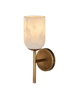 Belmont One Light Wall Sconce in Natural / Antique Brass (142|5800-0082)