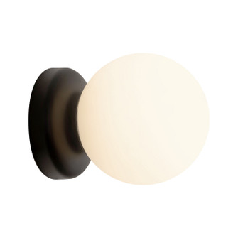 Fiona One Light Wall Sconce in Matte Black/Opal Glass (452|WS686405MBOP)