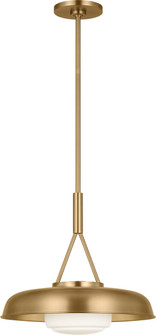 Liora One Light Pendant in Estate Brass (454|SCRJPD167EBSOEG)