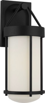 Otis One Light Wall Lantern in Textured Black (454|SCRJOWS191TXBOEG)