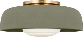 Liora One Light Flush Mount in Estate Brass (454|SCRJFM169EBSSSOEG)