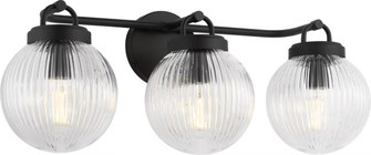 Preston Three Light Vanity in Midnight Black (454|SCDJVN128MBKRG)