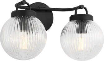 Preston Two Light Vanity in Midnight Black (454|SCDJVN127MBKRG)