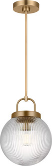 Preston One Light Pendant in Satin Brass (454|SCDJPD129SBRG)