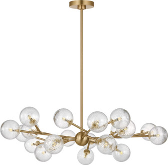 Atticus 20 Light Chandelier in Satin Brass (454|SCDJCH141SBHCG)