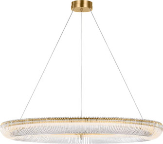 Pierce LED Chandelier in Burnished Brass (454|SCCHCCH11827BBSCA)