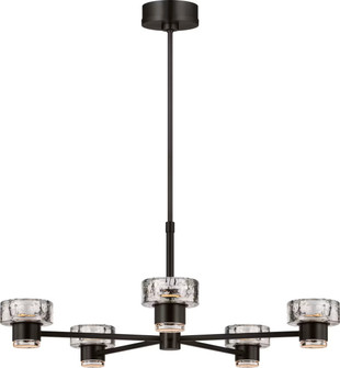 Holsted LED Chandelier in Aged Iron (454|SCCHCCH10027AICPG)