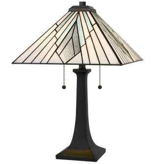 Duvane Two Light Table Lamp in Matte Black (10|TFDV6323MBK)