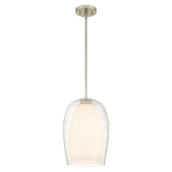 Evelynn One Light Mini Pendant in Brushed Nickel (10|EVN1510BN)