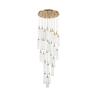 Addis LED Pendant in Aged Brass (60|ADD-415-AG-CL)