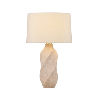 Declan One Light Table Lamp in Vintage Gold Leaf (67|PTL7826-VGL/CCM)