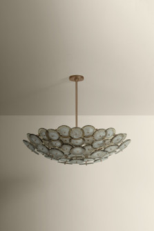 Wassama Eight Light Chandelier in Patina Brass (67|F5232-PBR)