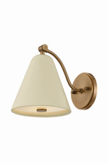 Clive One Light Wall Sconce in Patina Brass (67|B3508-PBR/SSD)