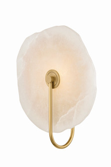 Sariah One Light Wall Sconce in Aged Brass (428|H1167101-AGB)
