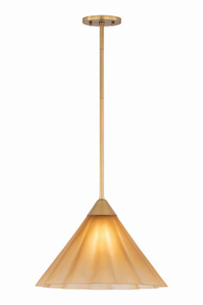 Gabrielle One Light Pendant in Aged Brass (428|H1096701L-AGB)