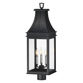 Bramwell VX Three Light Outdoor Post Mount in Black Patina (16|40989TCBKP)