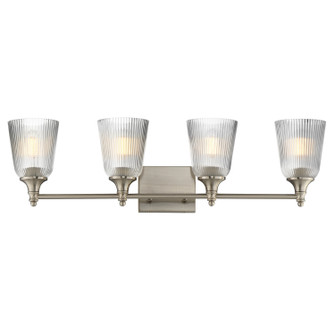 Julip Four Light Bath Vanity in Satin Nickel (16|21544CRSN)