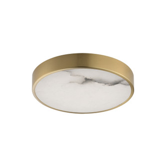 Slab LED Flush Mount in Natural Aged Brass (16|18212WANAB)