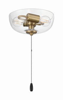 LED Fan Light Kit in Satin Brass (46|LK2601-2L-SB)