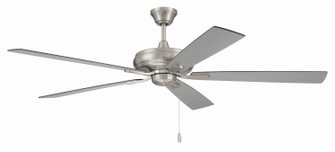 Eos 60'' 5-blade ceiling fan with no light kit 60'' Ceiling Fan in Brushed Polished Nickel (46|ECF60BNK5-BNGW)
