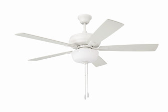 EOS 2 Light Frosted White Bowl 52'' Ceiling Fan 52'' Ceiling Fan in White (46|ECF211W5-WWOK)