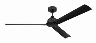 Charming 62'' In/Outdoor Damp Rated Fan 62'' Ceiling Fan in Flat Black (46|CHM62FB3)