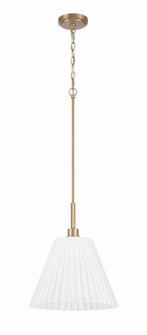 Pleated II One Light Pendant in Premium Bronze (46|62392-CPZ)