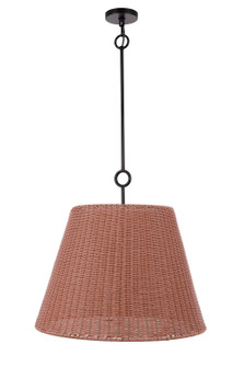 Kirsten Three Light Pendant in Flat Black (46|61893-FB)