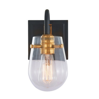 Bromyard One Light Wall Sconce in Matte Black / Vintage Brass (137|V68043BKAGB)