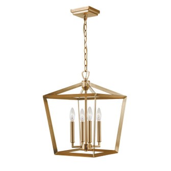 York One Light Pendant in Brushed Brass (137|P67901BB)