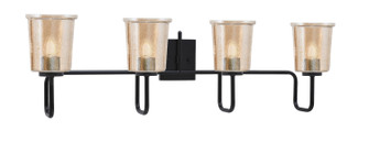 Sandia Four Light Bath Bar in Matte Black (200|6224-MB-5033)