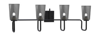Sandia Four Light Bath Bar in Matte Black (200|6224-MB-262)