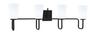 Sandia Four Light Bath Bar in Matte Black (200|6224-MB-261)