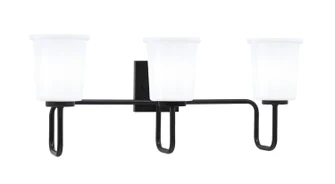 Sandia Three Light Bath Bar in Matte Black (200|6223-MB-5031)