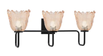Sandia Three Light Bath Bar in Matte Black (200|6223-MB-4233)